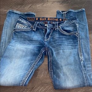 Rock revival boot cut jeans!